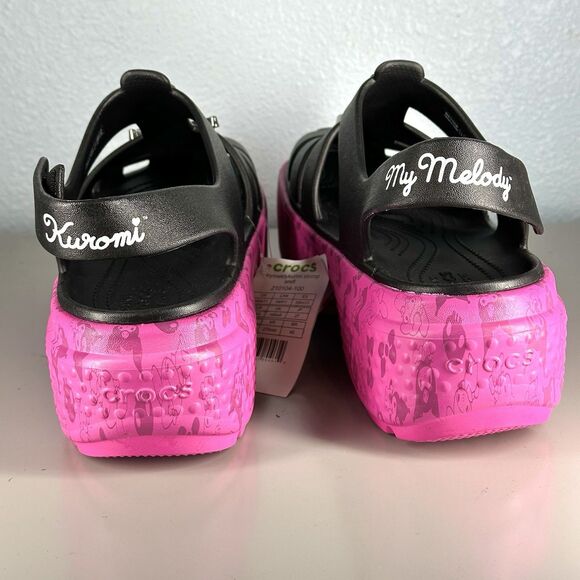 Crocs Hello Kitty And Friends My Melody and Kuromi Stomp Sandal Women’s Size 11 - Picture 9 of 13